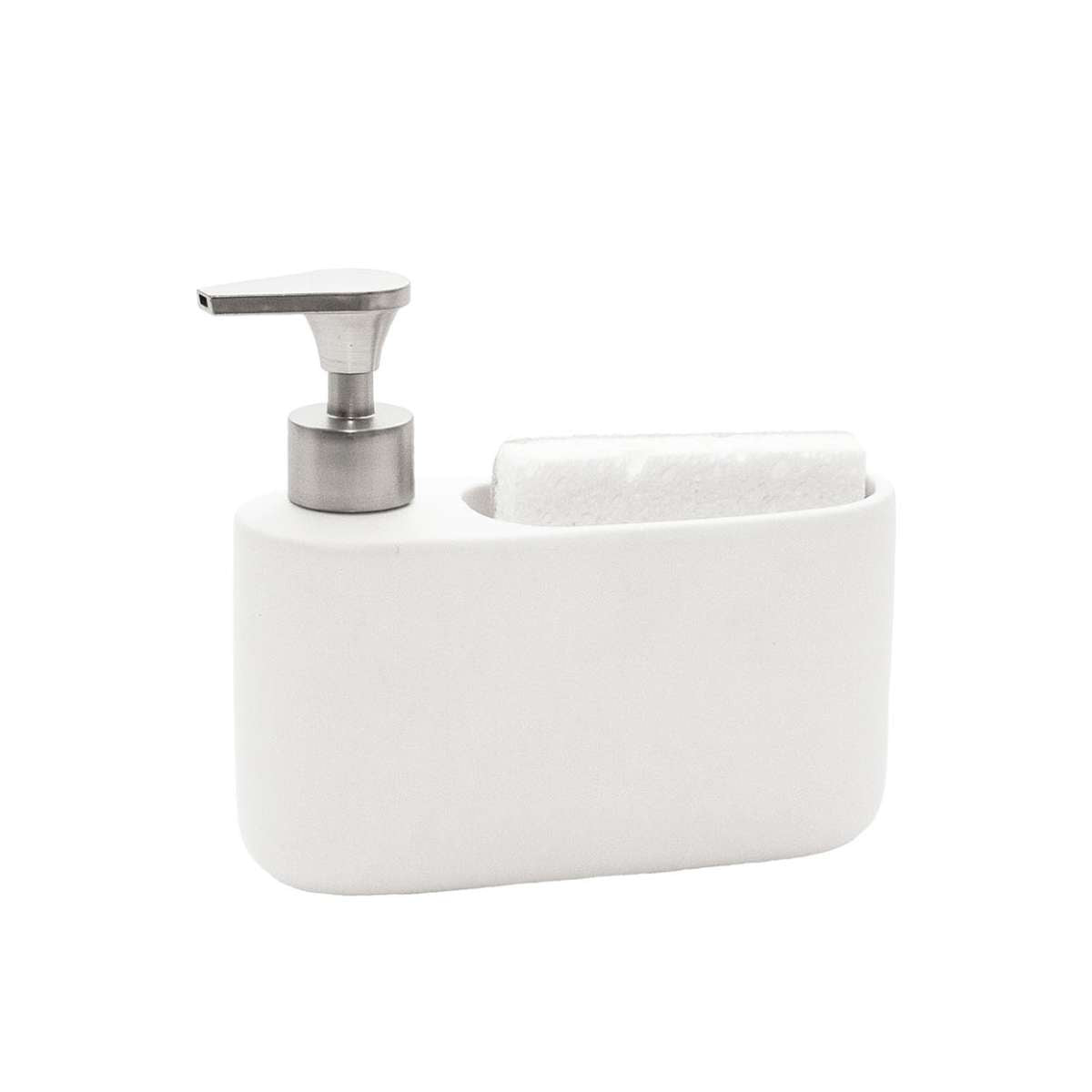 Andrea House distributeur savon céramique blanc