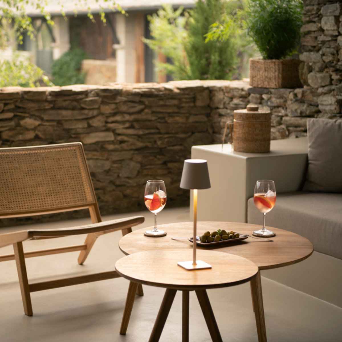 Andrea House Meuble table basse nordique chêne