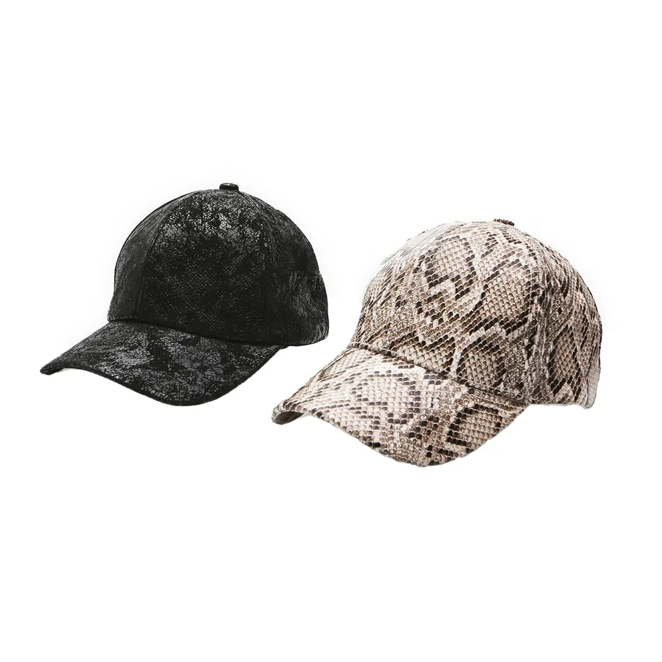 Bata Casquette baseball femme python beige taille unique