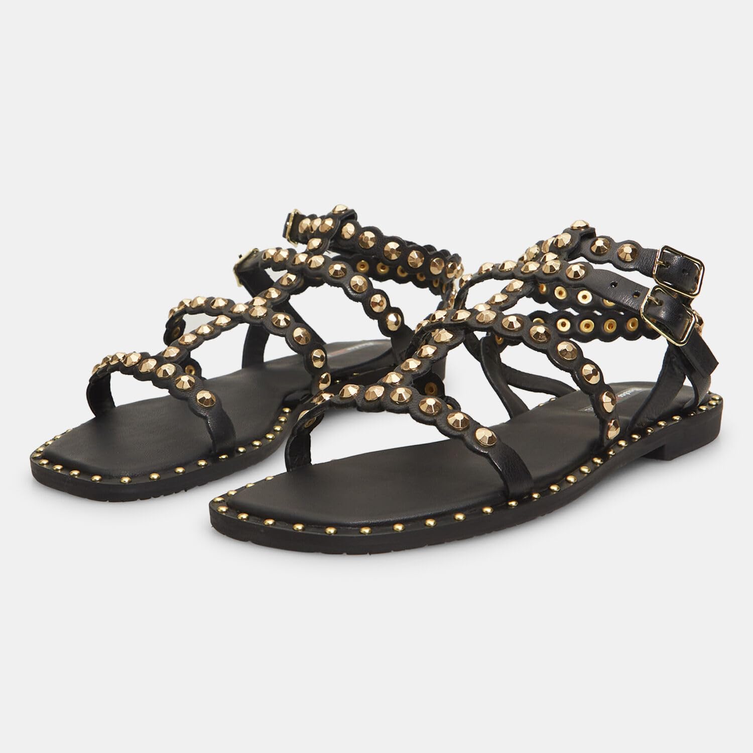Bata Red Label sandales femme double bride cloutée