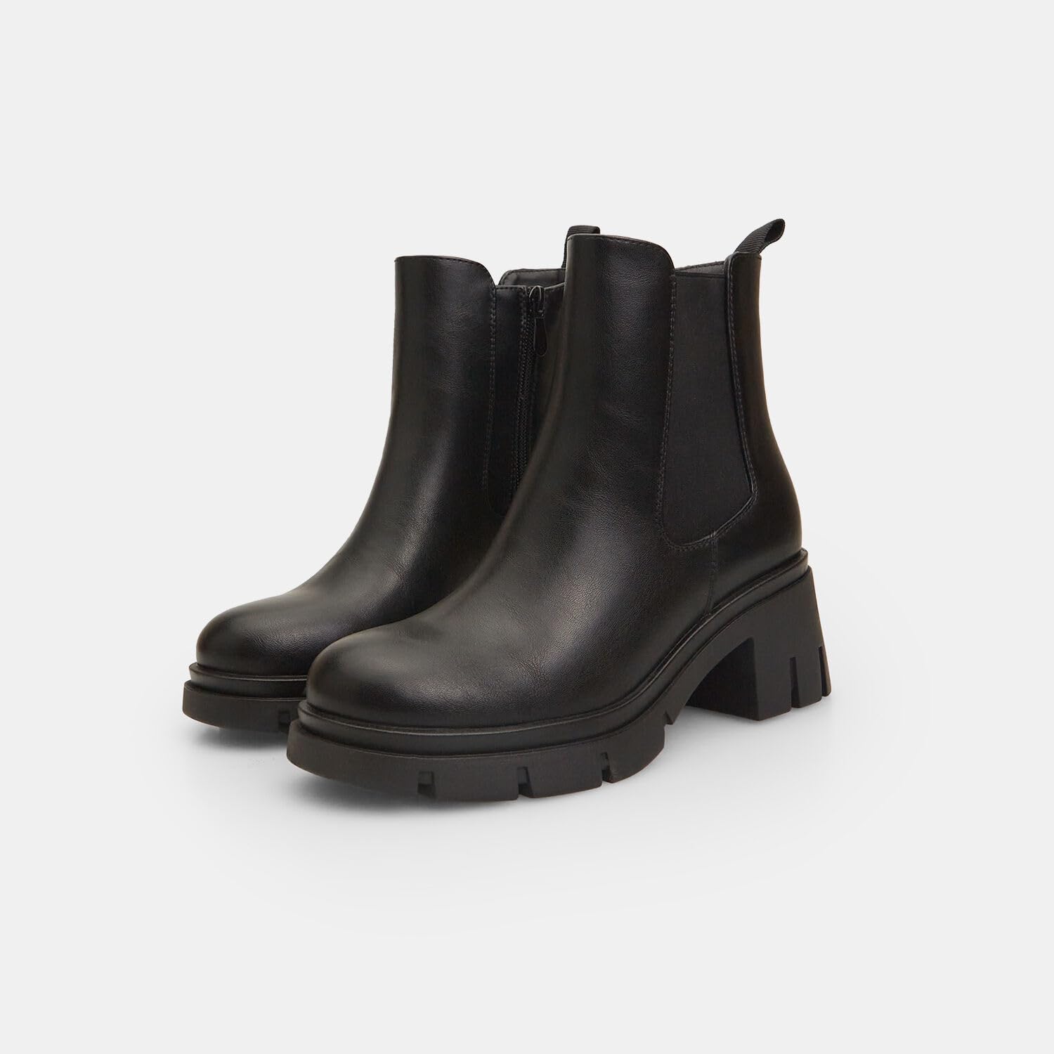 Bata Bottes Chelsea femme cuir à talon moyen