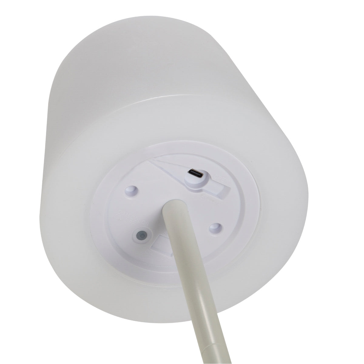 Andrea House lampe led sans fil métal blanche