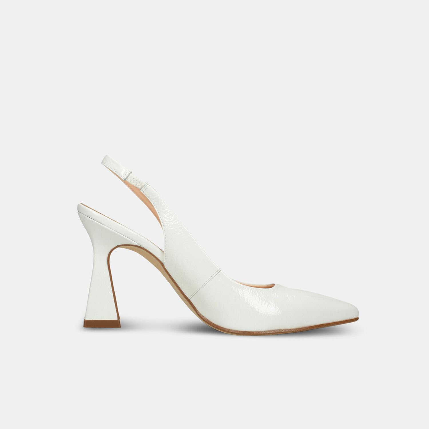 Bata Slingbacks Cuir Escarpins Femme Talon 10 cm