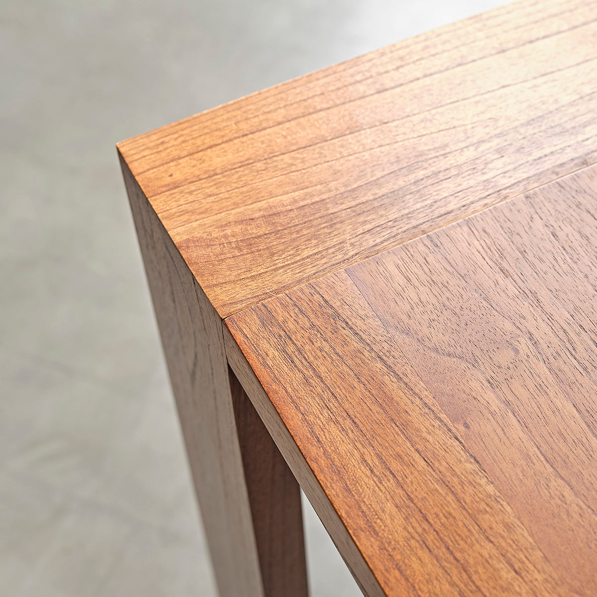 Berah Getah Milo table à manger mindi noyer 160 cm 6 pers