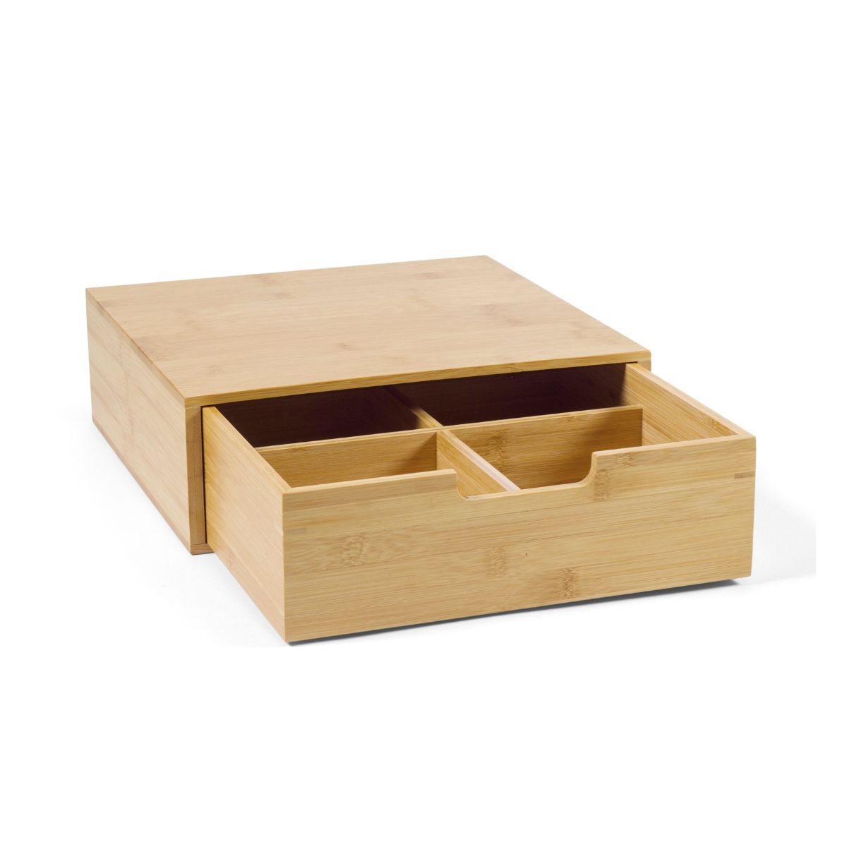 Andrea House boîte capsules café bambou cuisine rangement