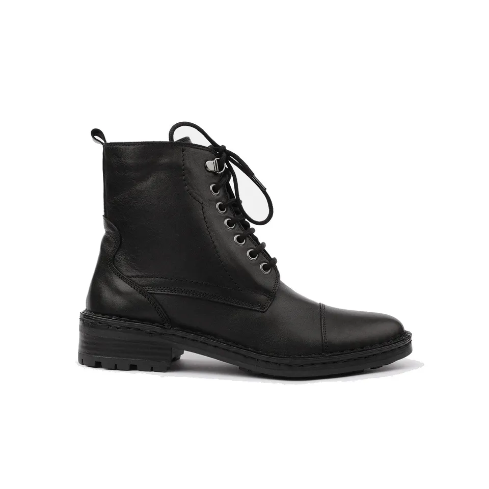 Bata Bottines à lacets femme cuir ville