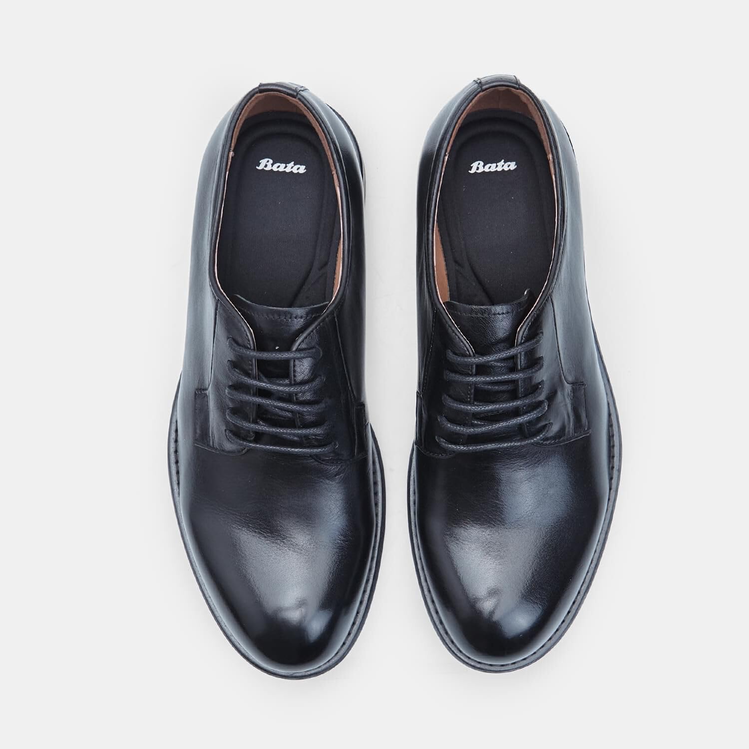 Bata 24H Chaussures à Lacets Homme Noir Confort