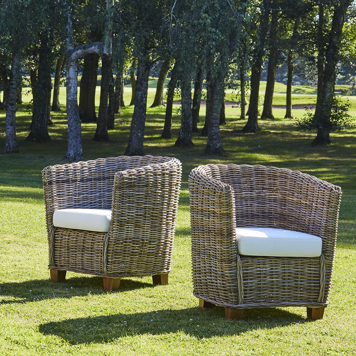 Berah Getah Musa fauteuil jardin kubu naturel rond