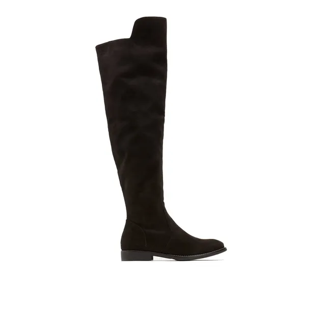 Bata Bottes Cuissardes en daim femme