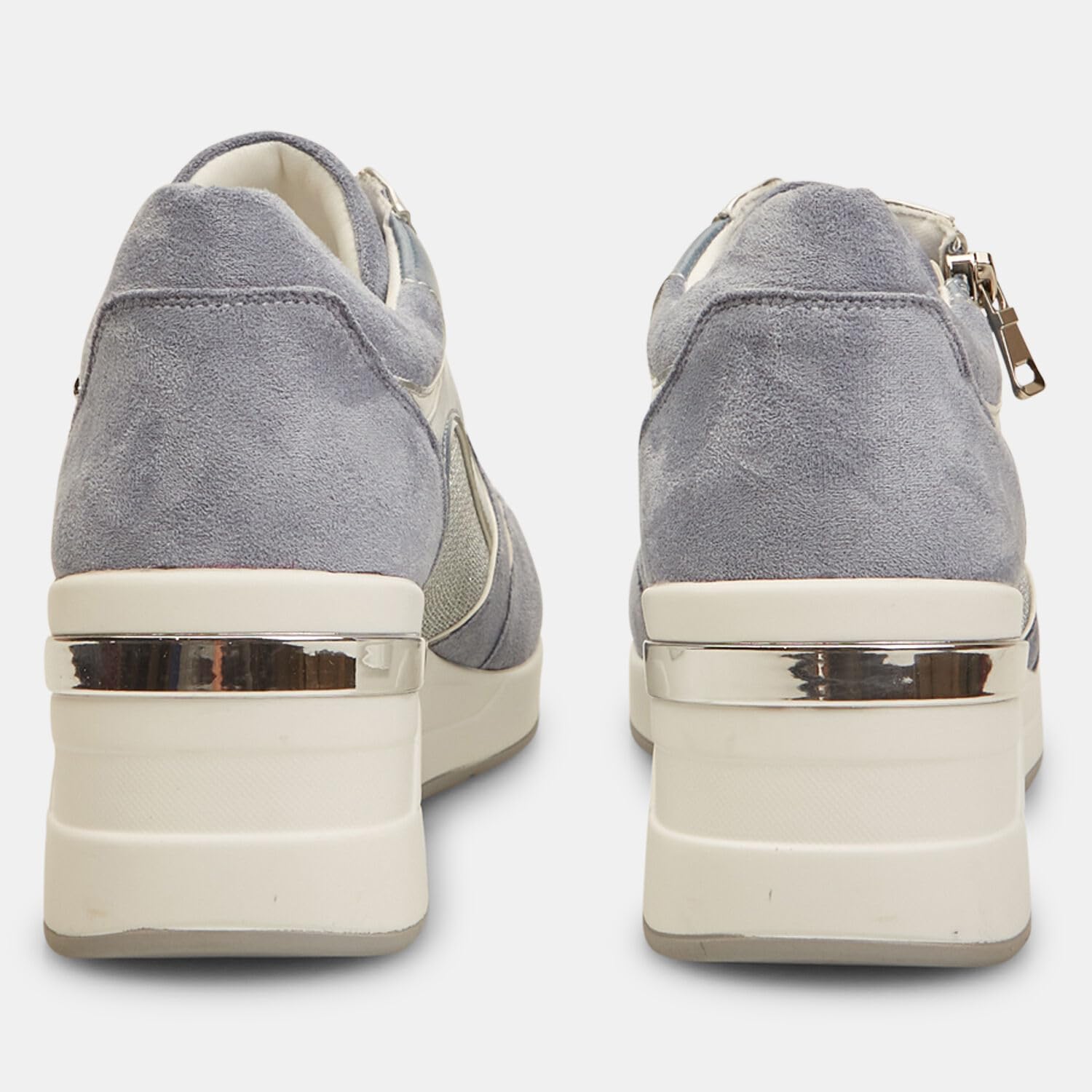 Bata Sneakers Femme Zip Baskets Semelle Plate Décontractée