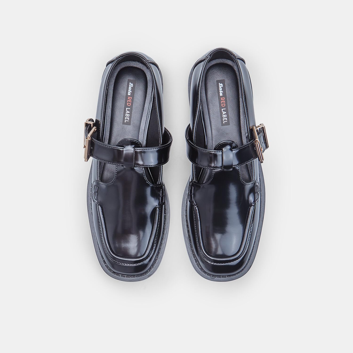 Bata Mocassins femme cuir marron urbain plat