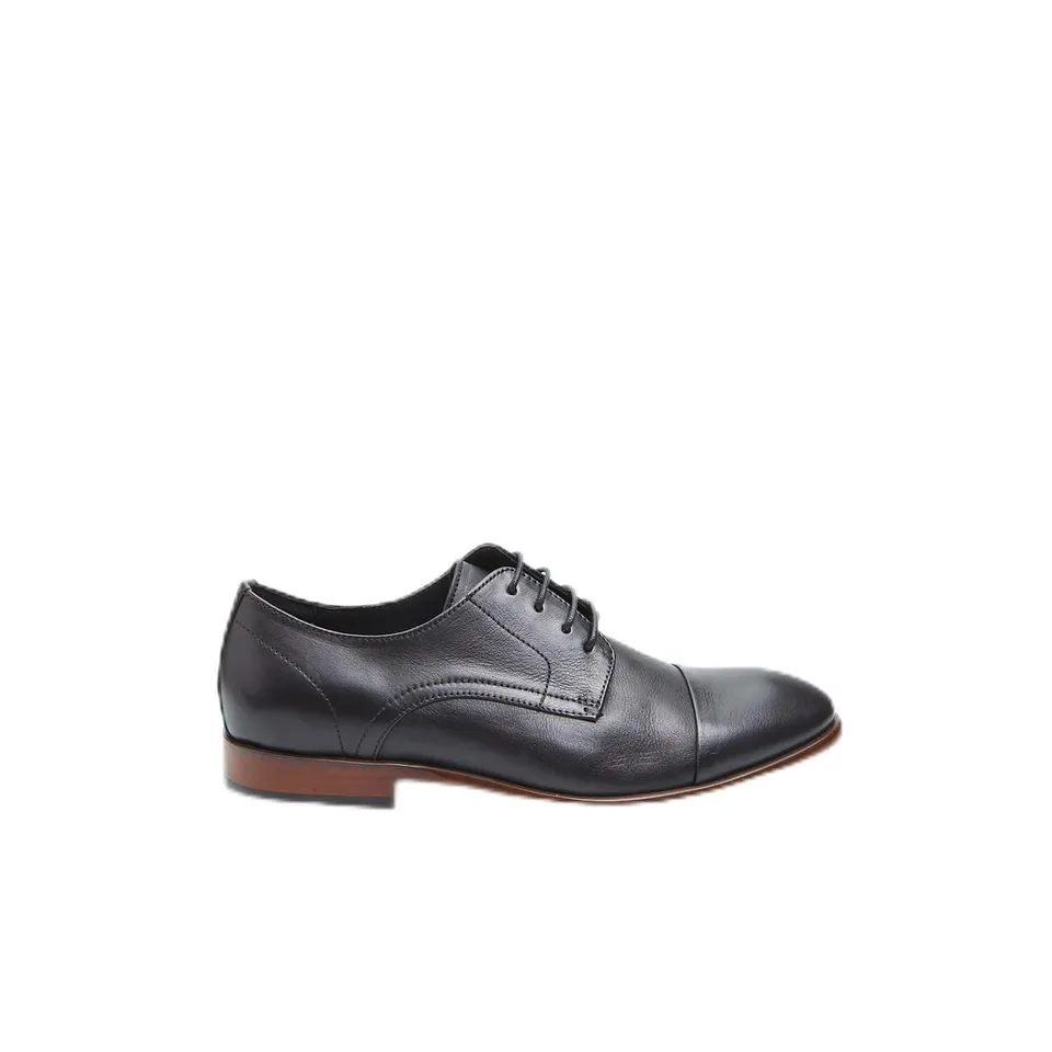 Bata Derby chaussures lacets homme cuir bureau