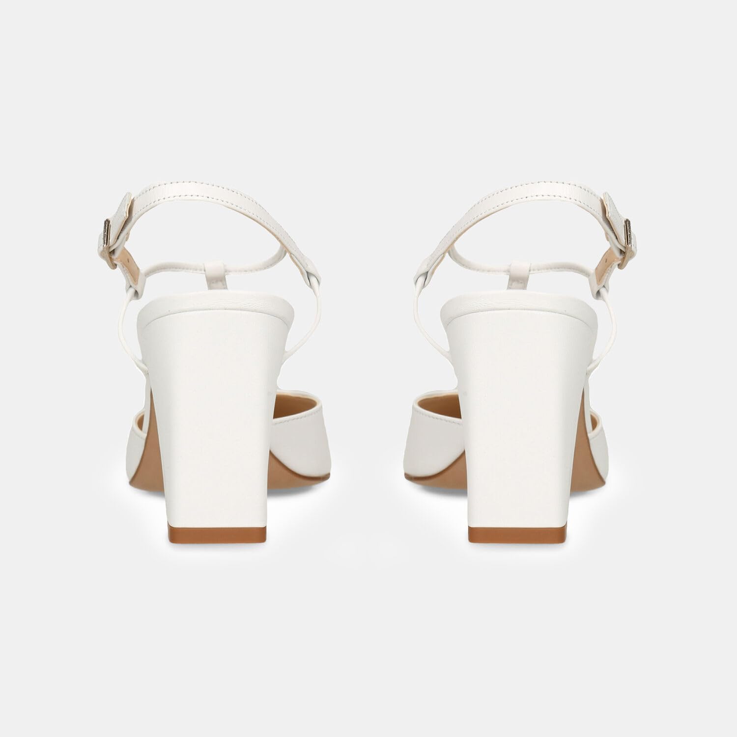 Bata slingback femme cuir à talons