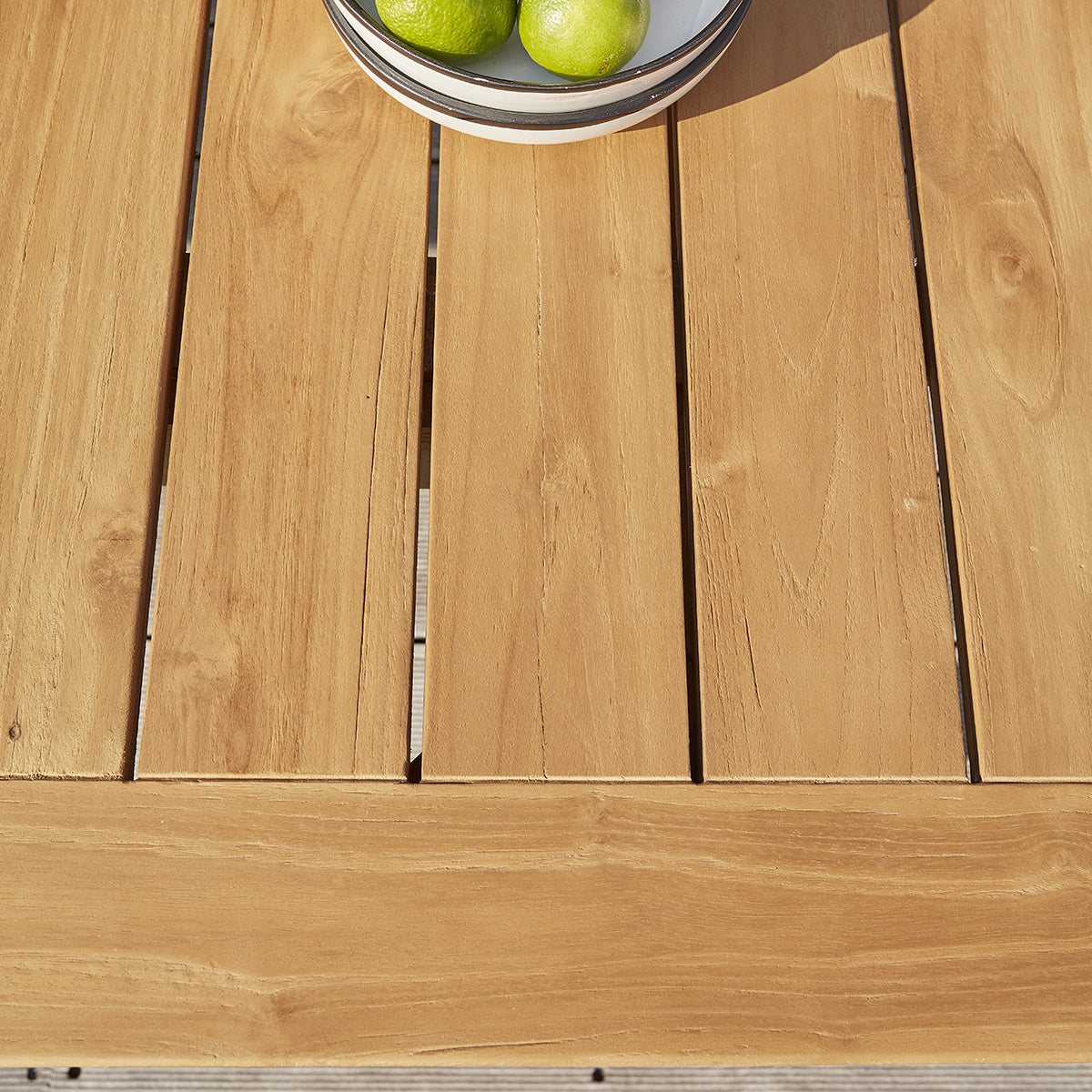 Berah Getah Hortense table jardin teck extensible 10/12