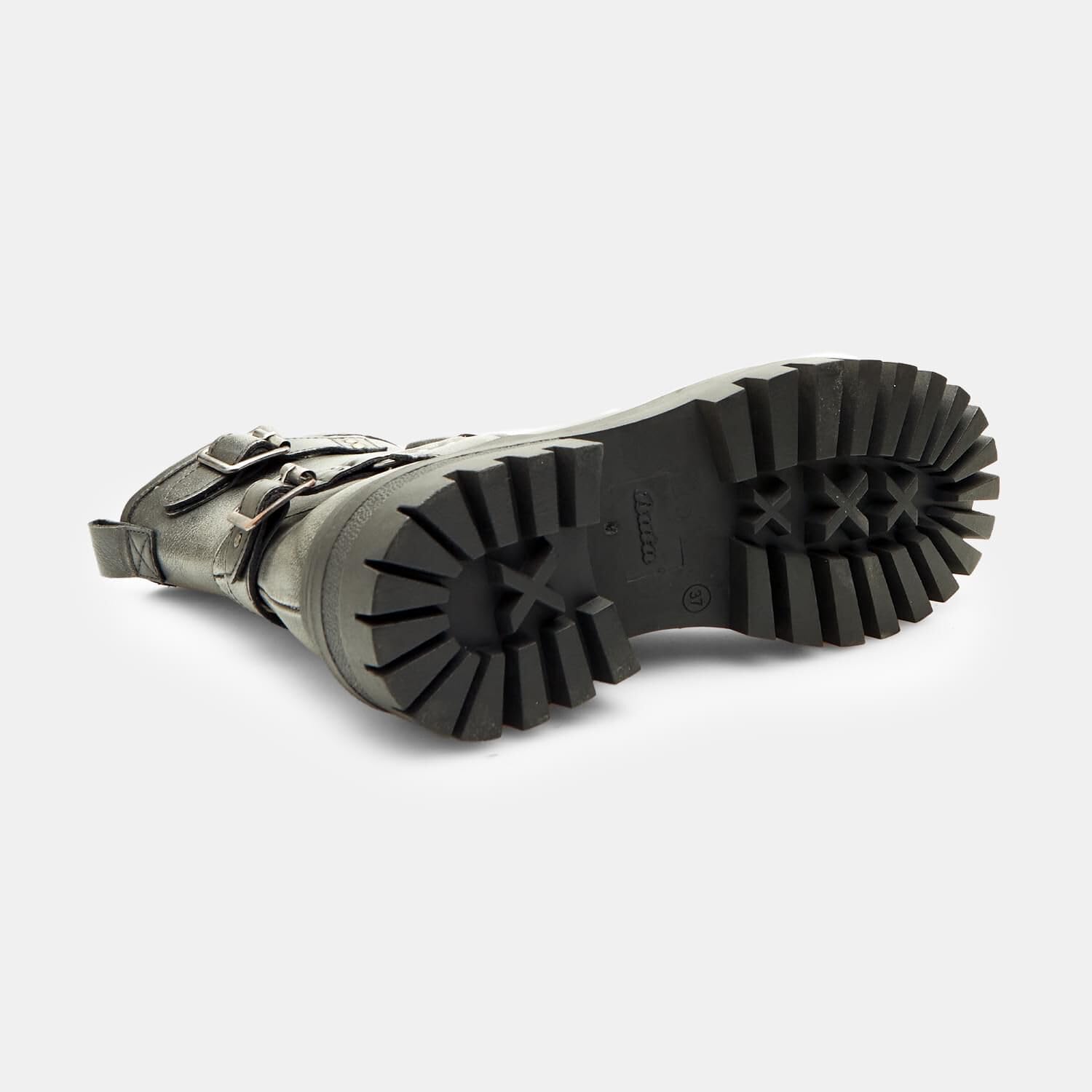 Bata Bottes Femme Semelle Track Bottes Plates Confort