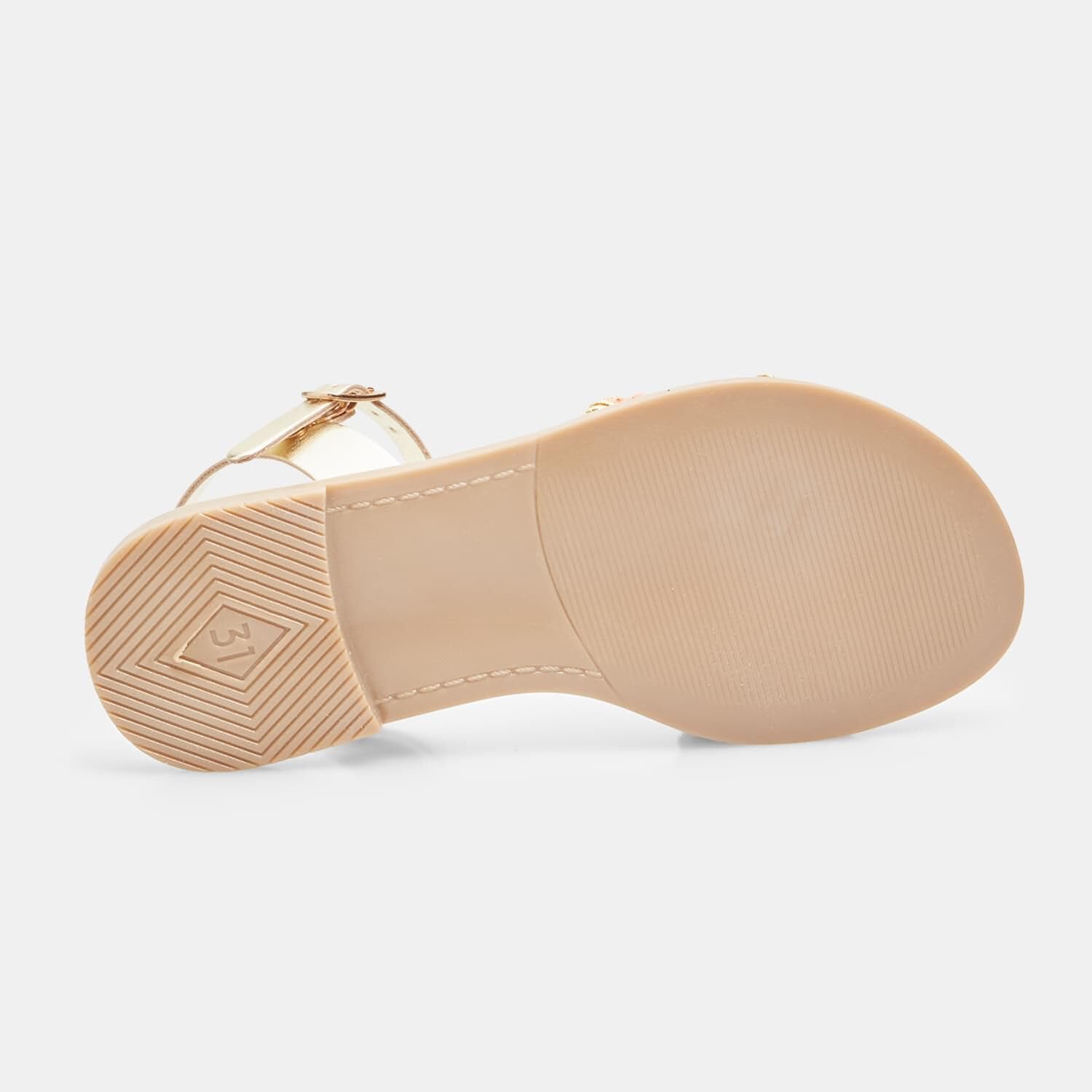 Bata sandales fille tressé boucle cuir été