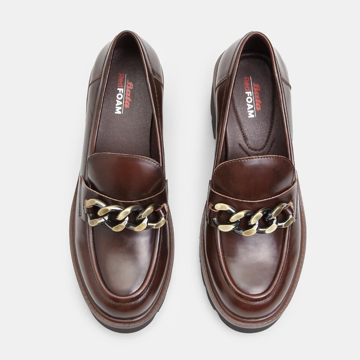 Bata mocassins femme à talon ville chic