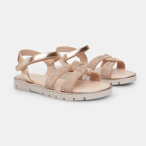 Bata Sandales Fille 31 EU Paillettes Croisées