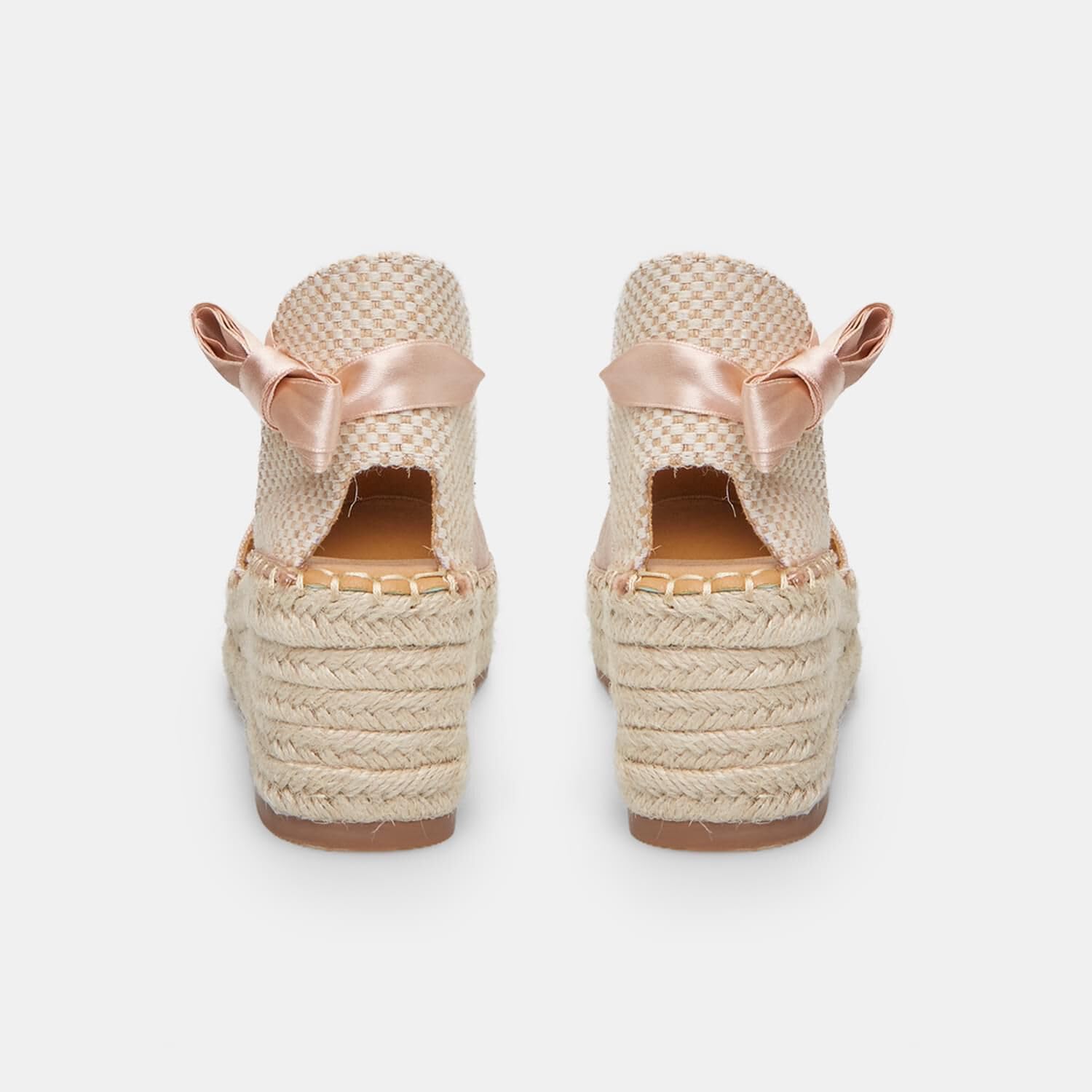 Bata Espadrilles femme compensées 6 cm beige