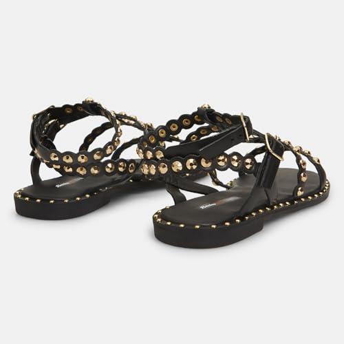 Bata Red Label sandales femme double bride cloutée
