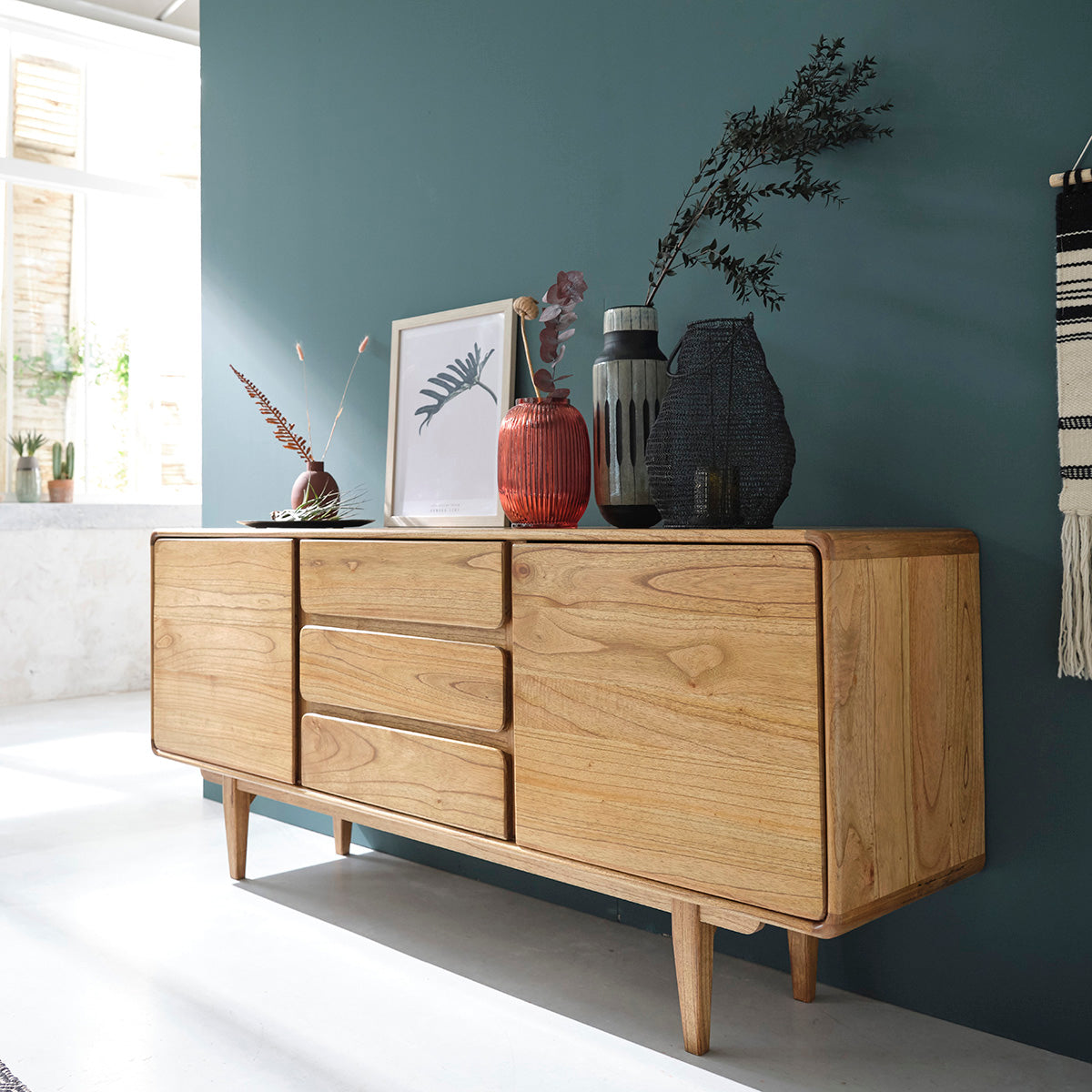 Berah Getah Lison commode mindi massif 180 cm