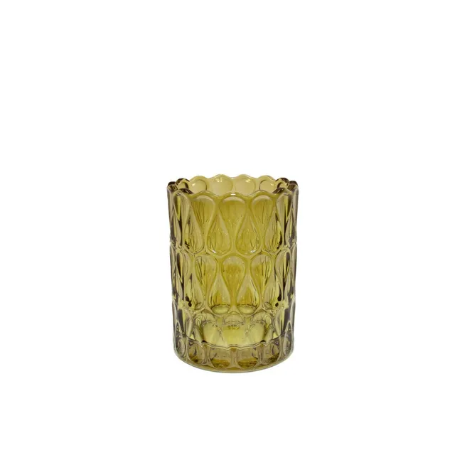 Andrea House Baño Pear verre salle de bain vert relief