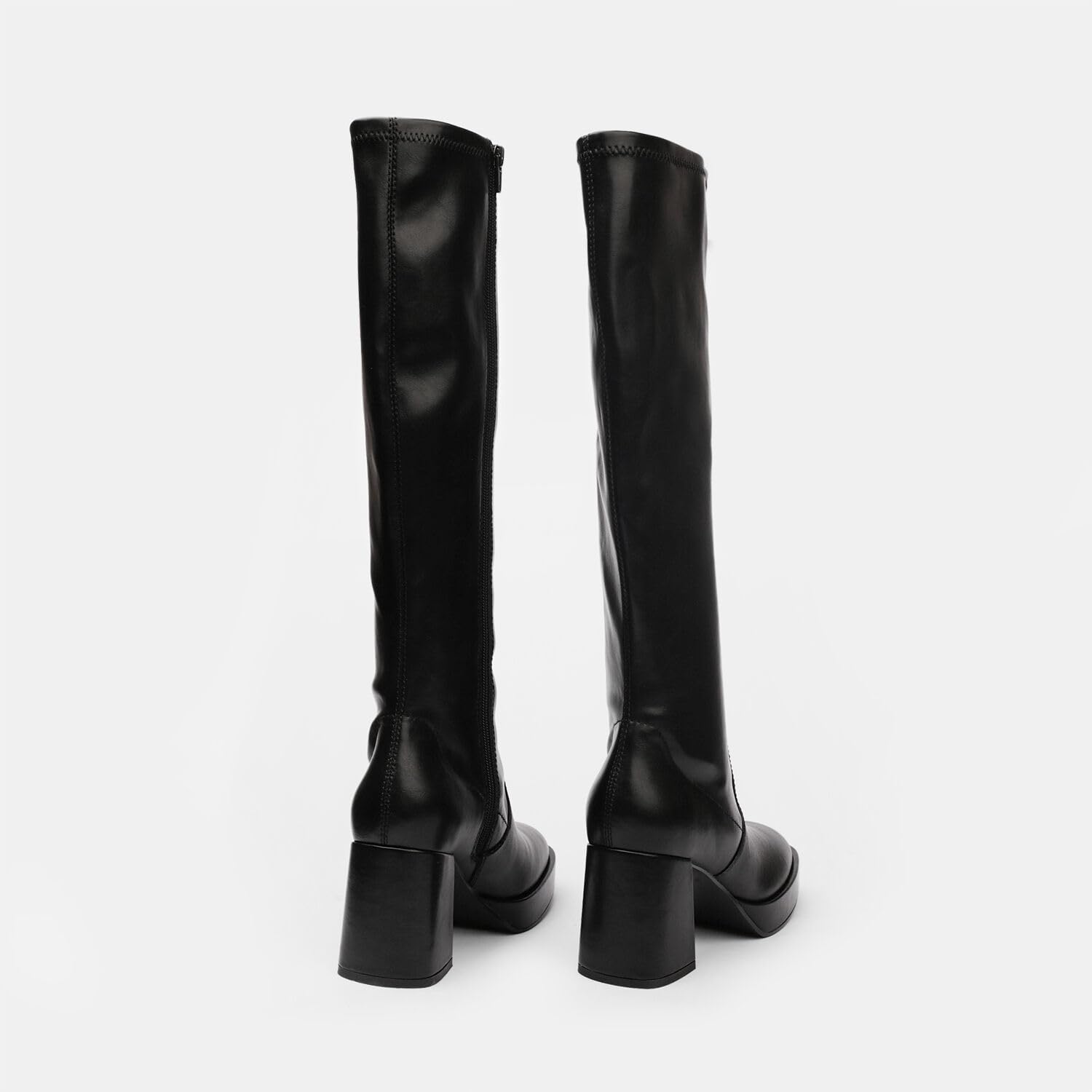 Bata Bottes femme à talon large bottes plateau souples
