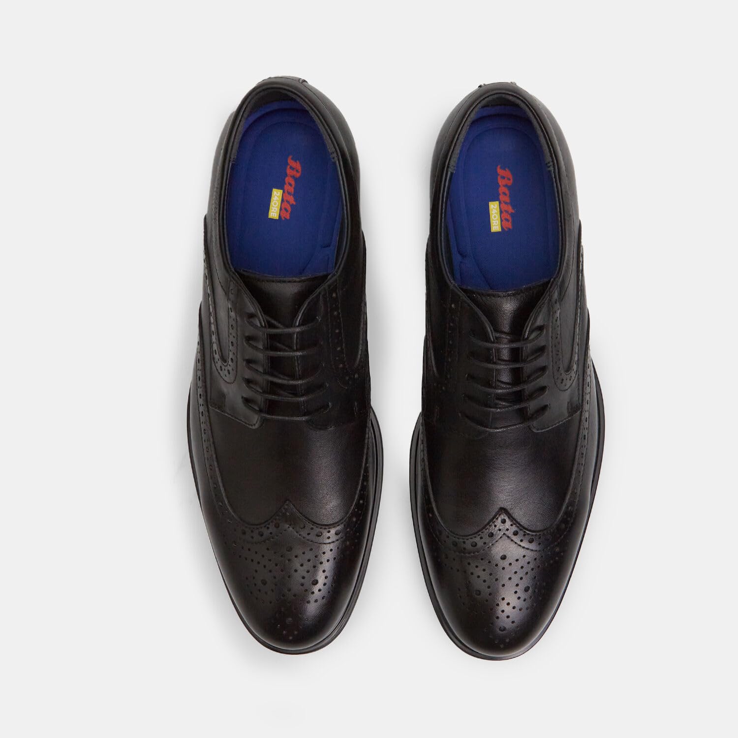 Bata 24H chaussures lacets homme cuir brogue
