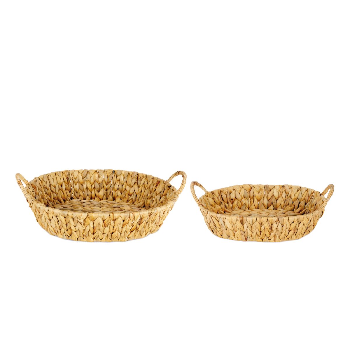Andrea House Cocina y Mesa plateau fibre végétale beige lot de 2