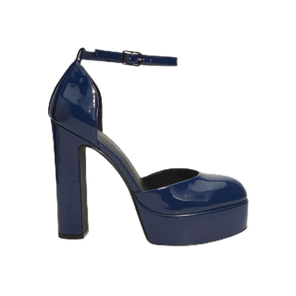 Bata Chaussures Talons Femme Plateau à Sangle Soirée