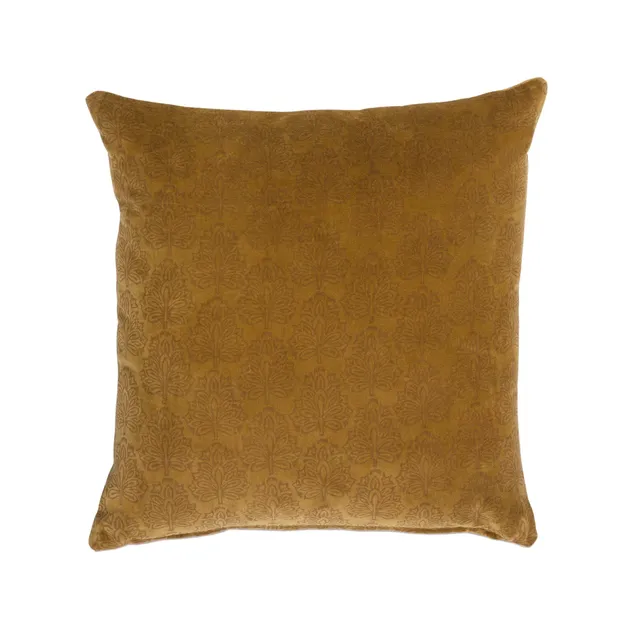Andrea House coussin canapé coton orange