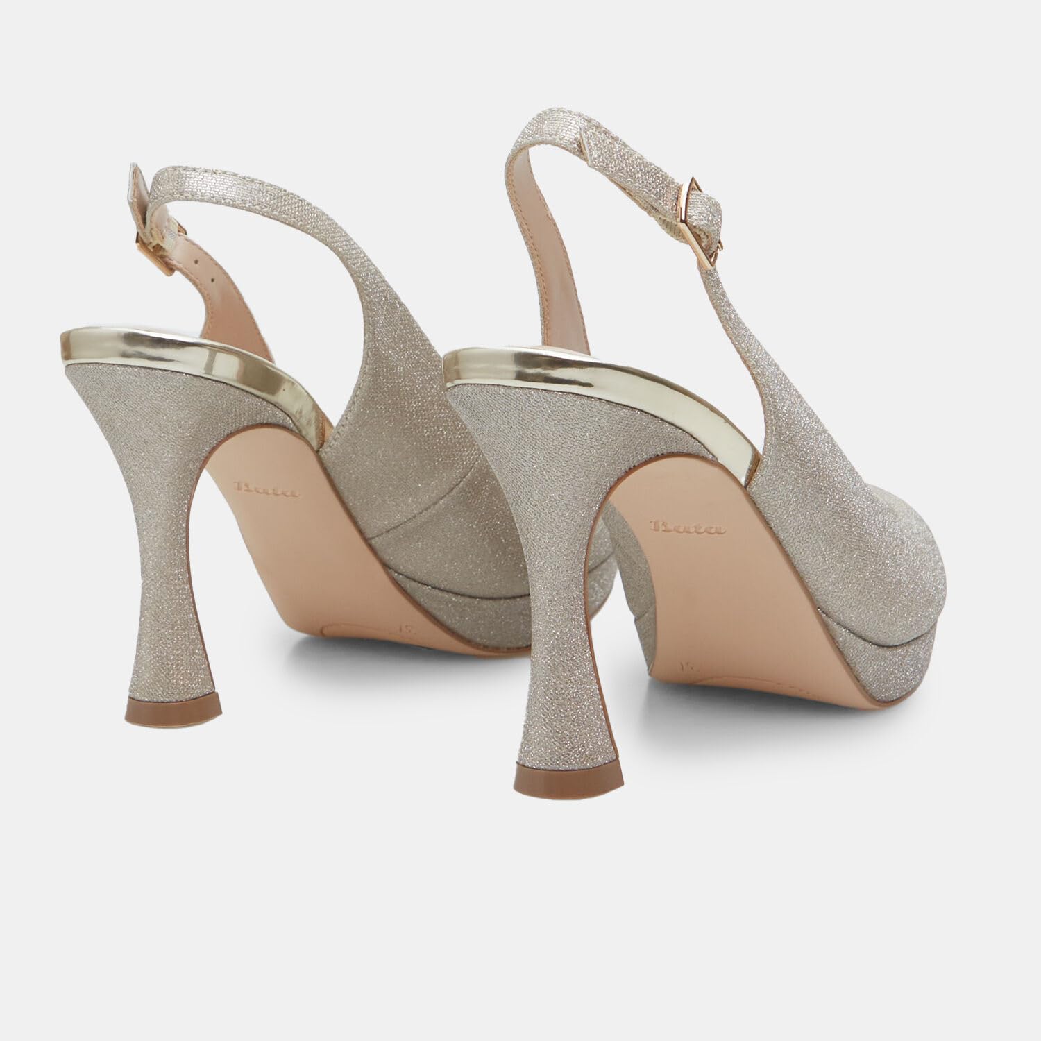 Bata Slingback bout ouvert talon 9 cm