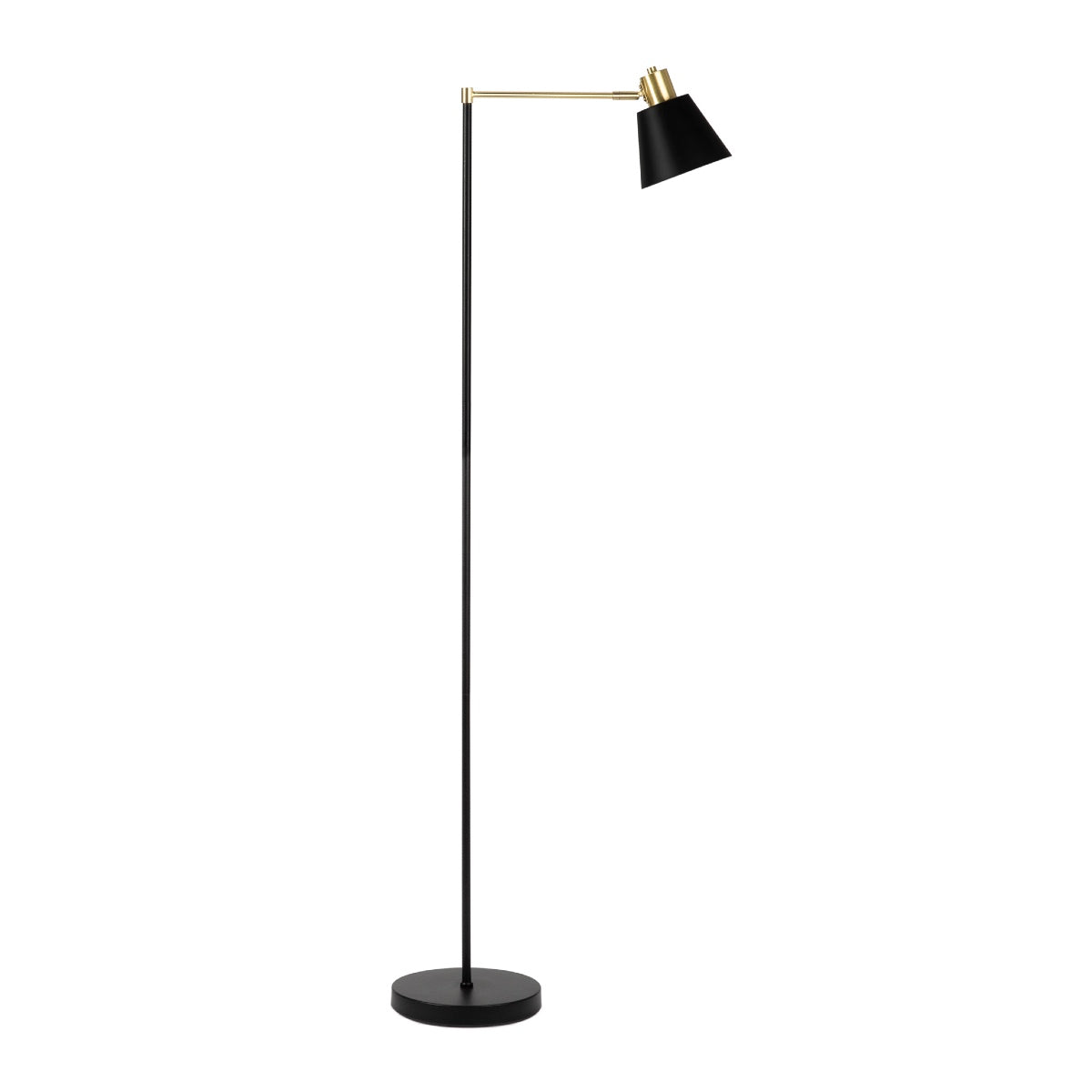 Andrea House Iluminación lampadaire métal doré industriel