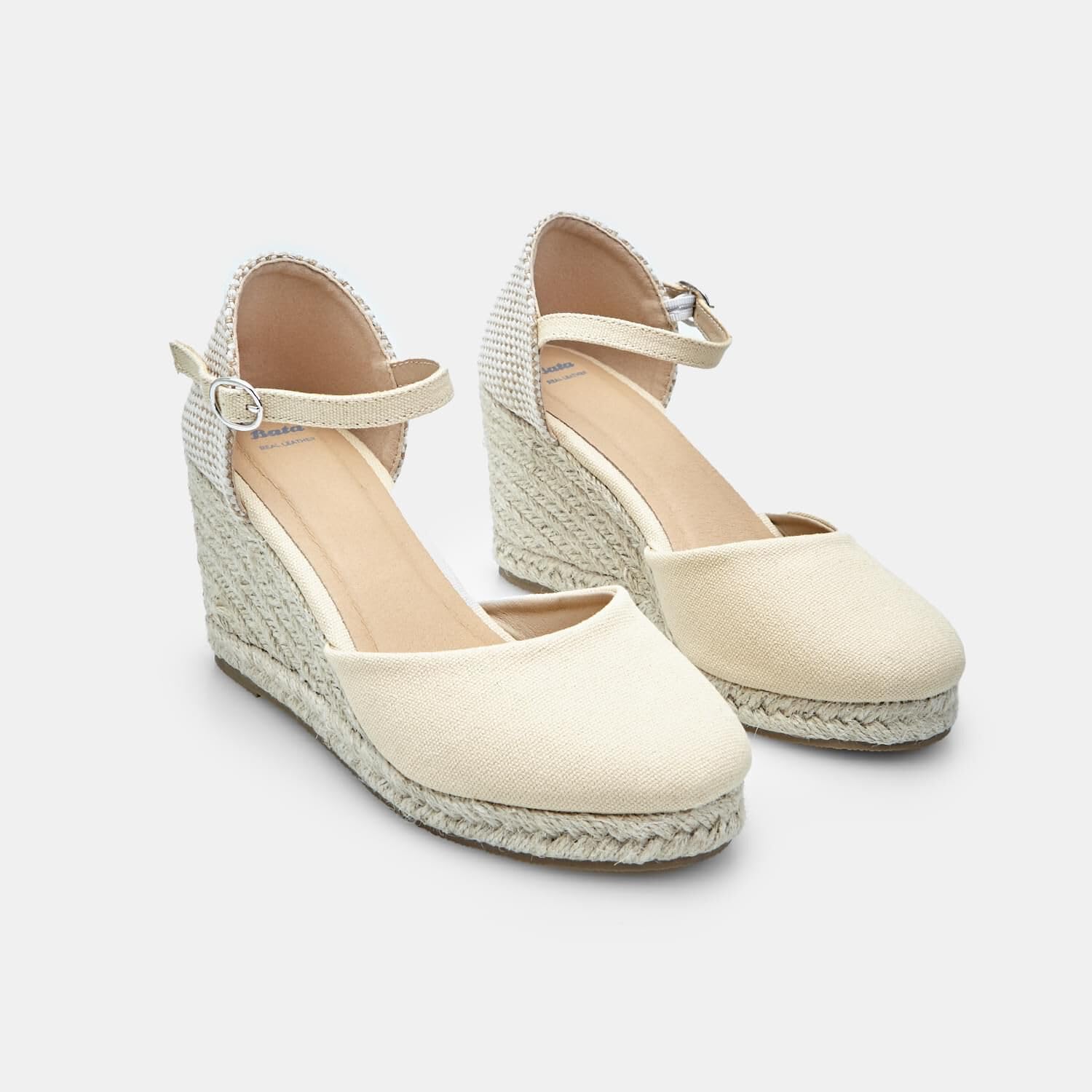 Bata Espadrilles Femme Nude Légères 38-41