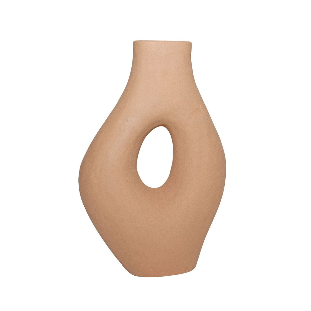 Andrea House Duala vase céramique terracotta grand