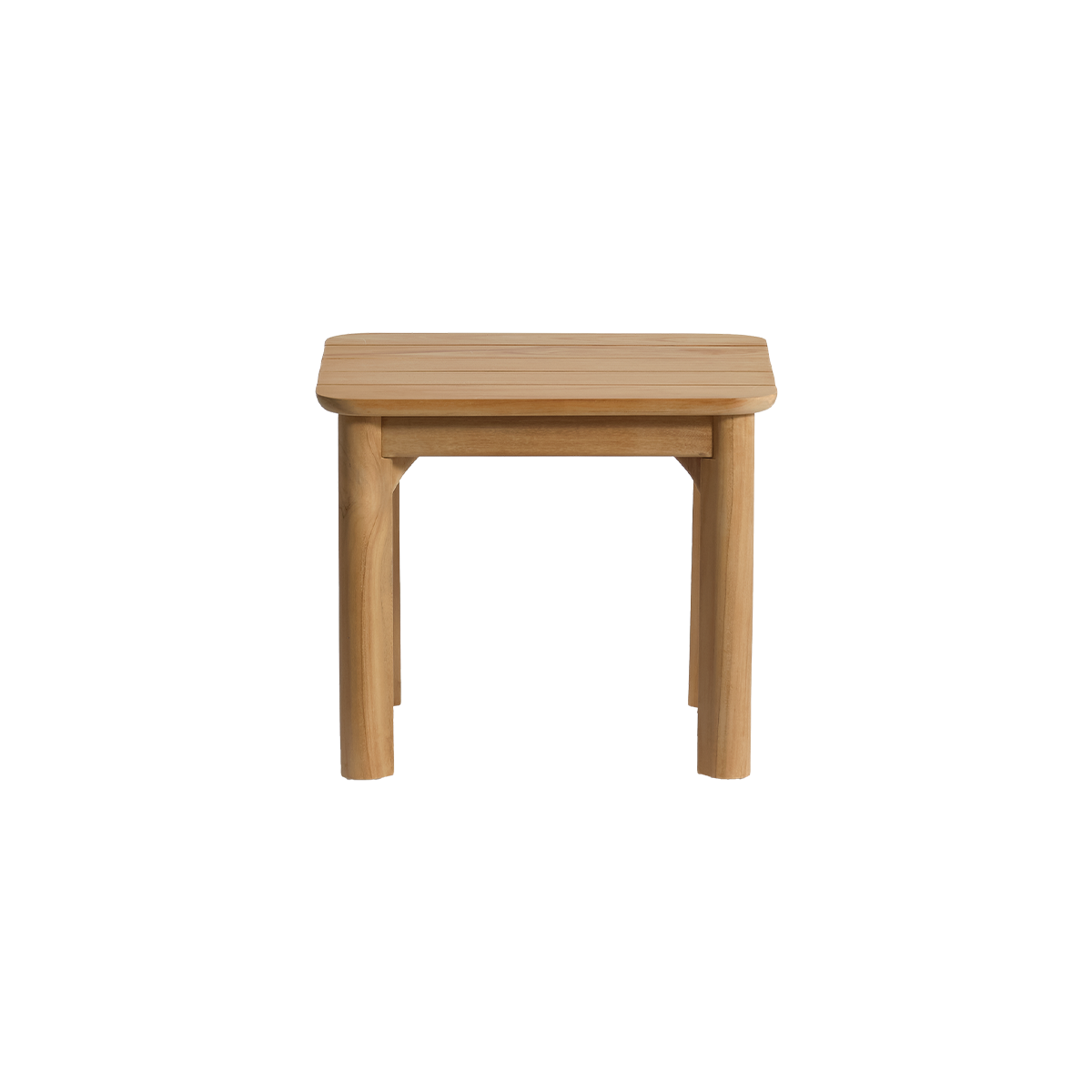 Berah Getah PIANA Table d’appoint jardin teck 50 cm