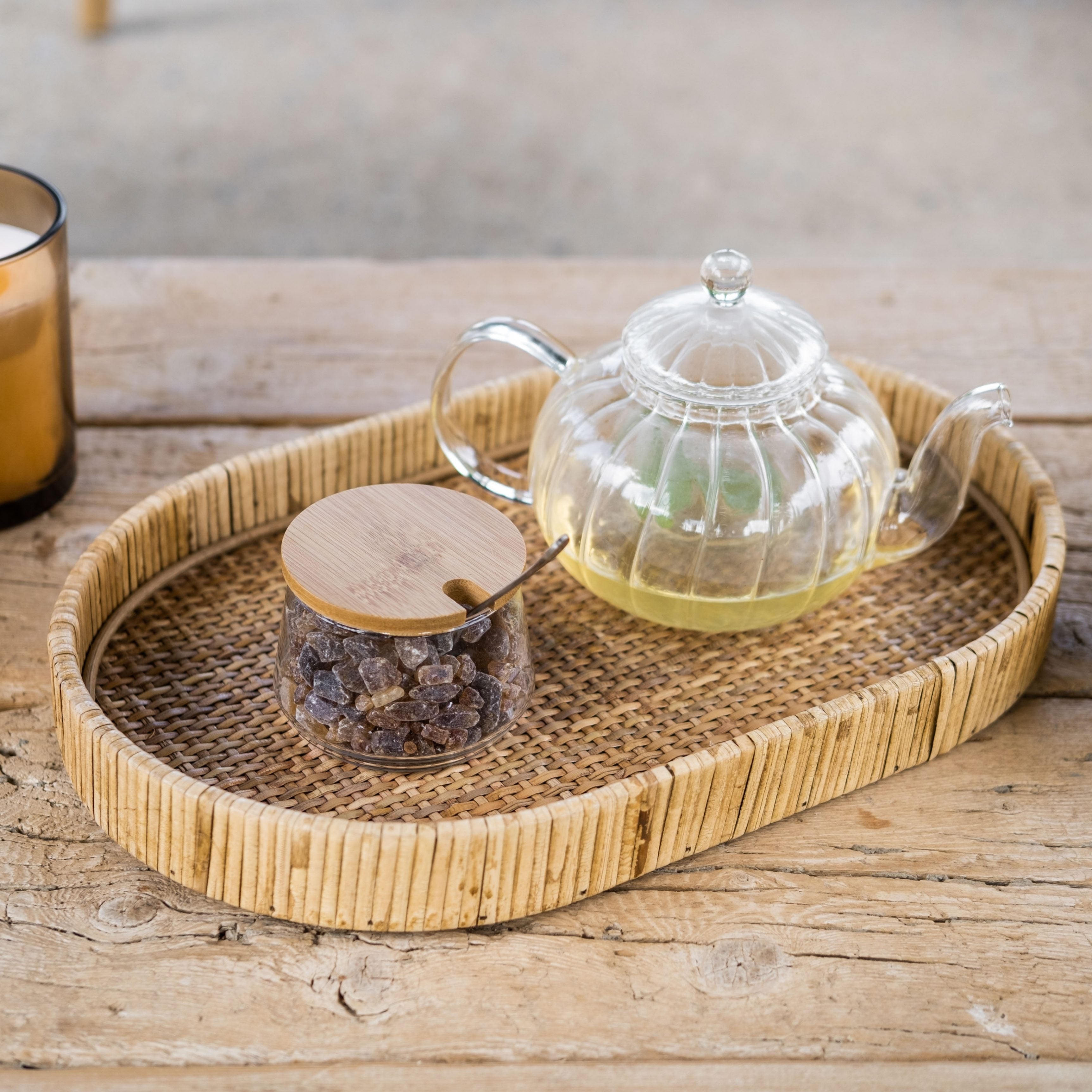 Andrea House théière verre vintage 1 L filtre