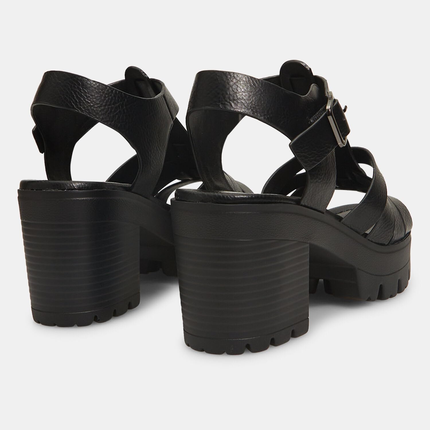 Bata Sandales femme à talon semelle crantée sandales