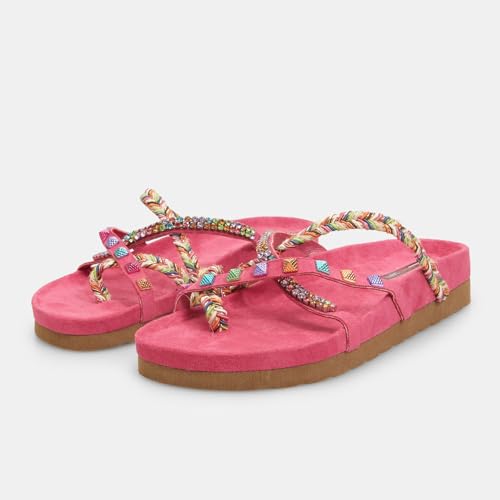 Bata Red Label mules femme cordes tressées bijoux