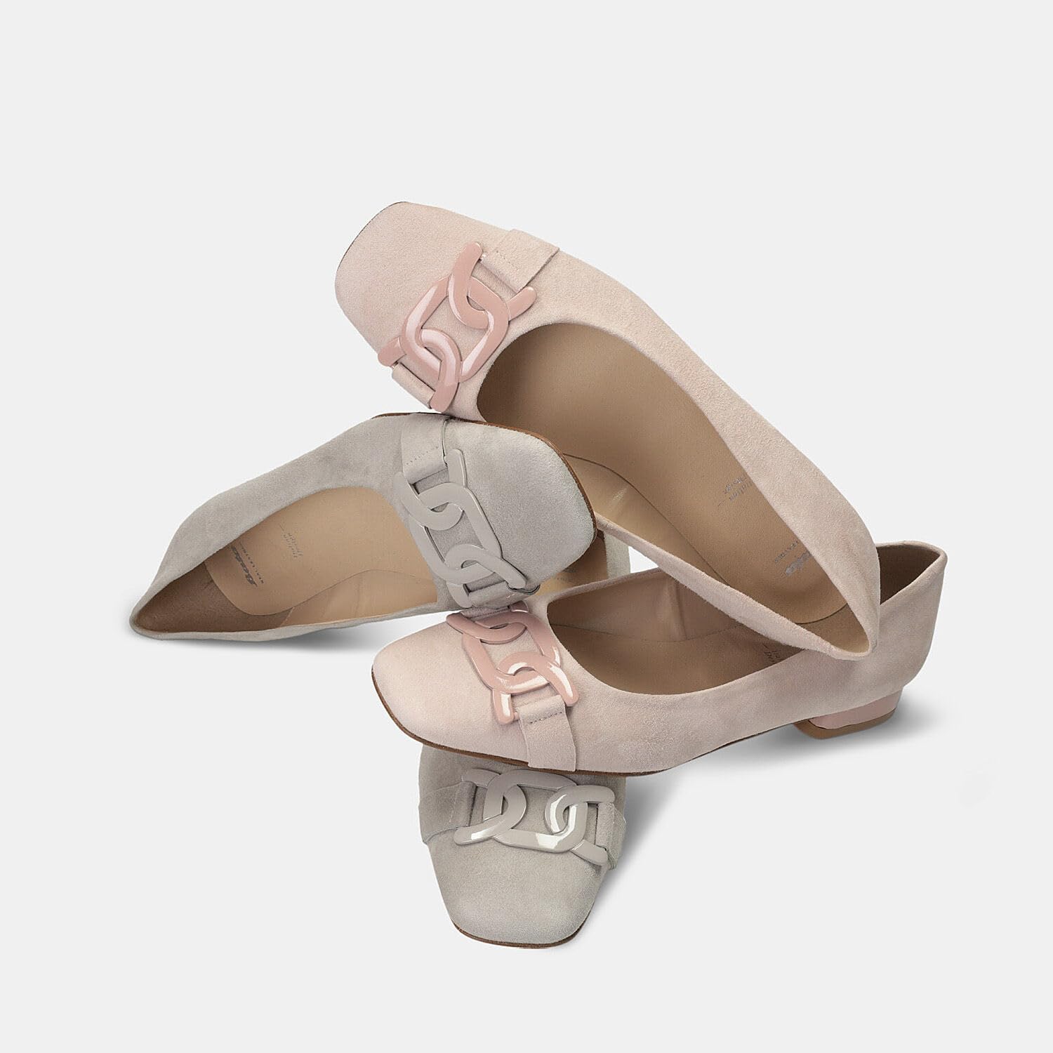 Bata Ballerines femme daim chaussure plate