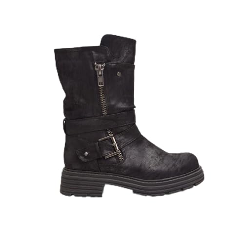 Bata Bottines Motardes Femme Style Motard Ville
