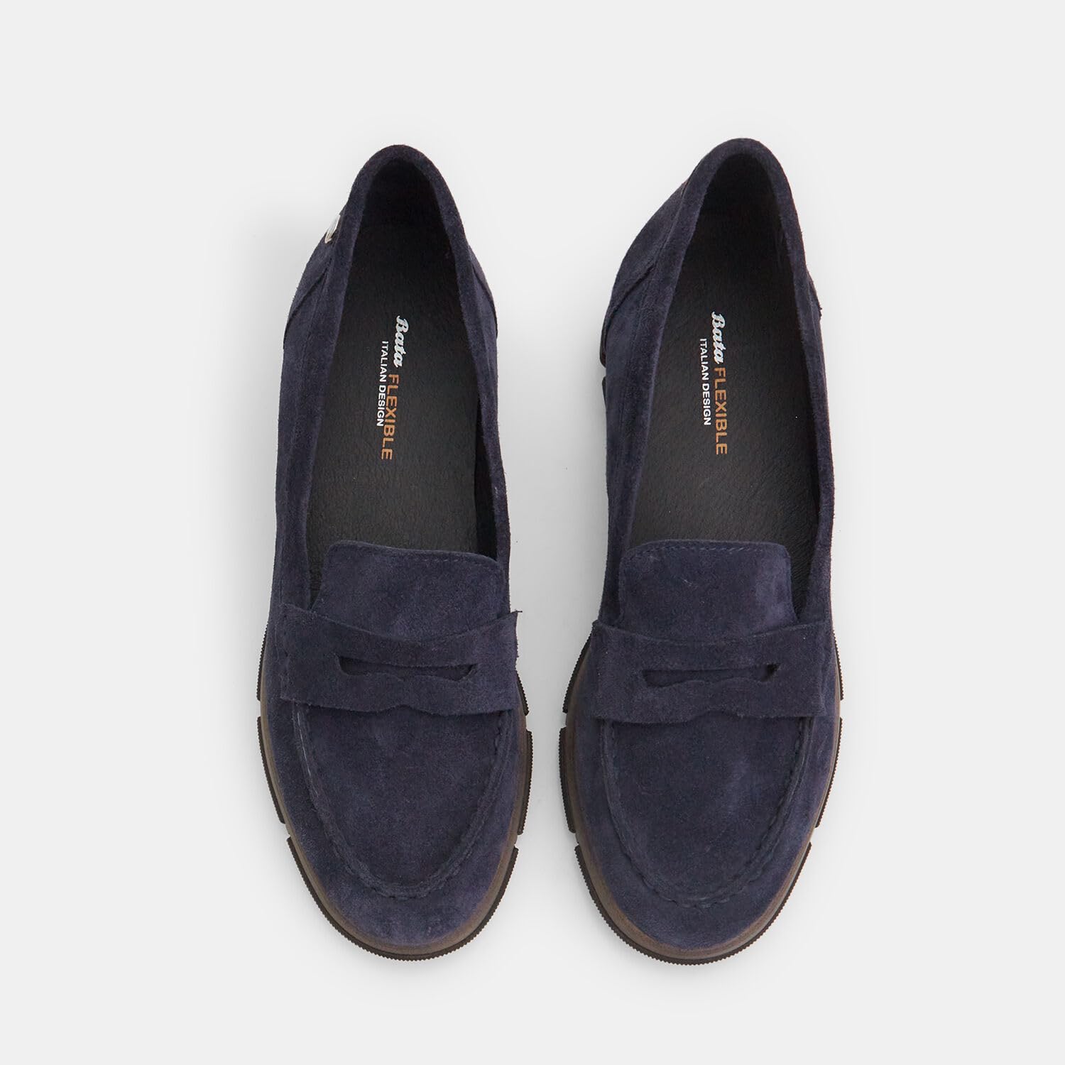 Bata Mocassins femme en daim mocassin confortable