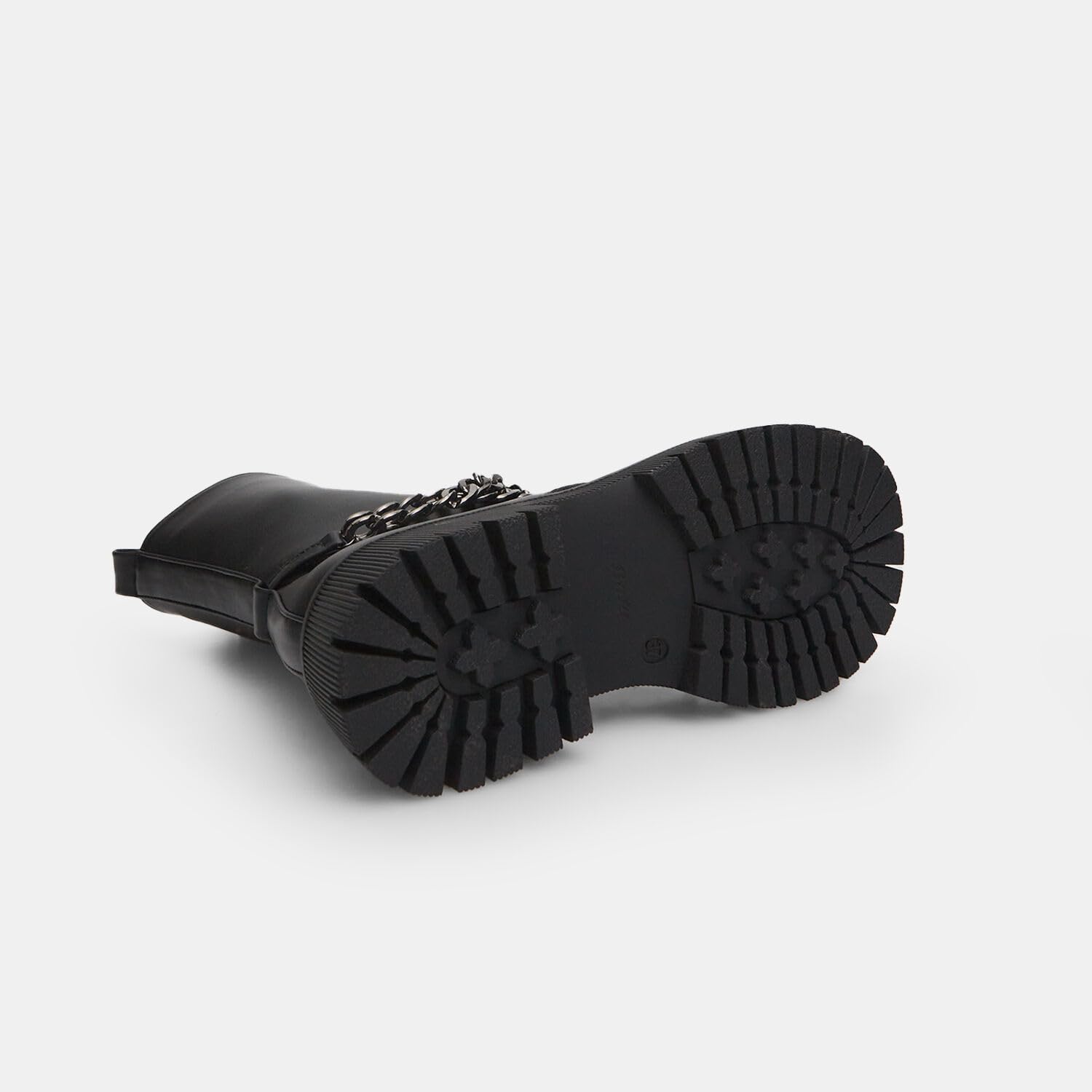 Bata Bottines Motardes chaîne femme noires