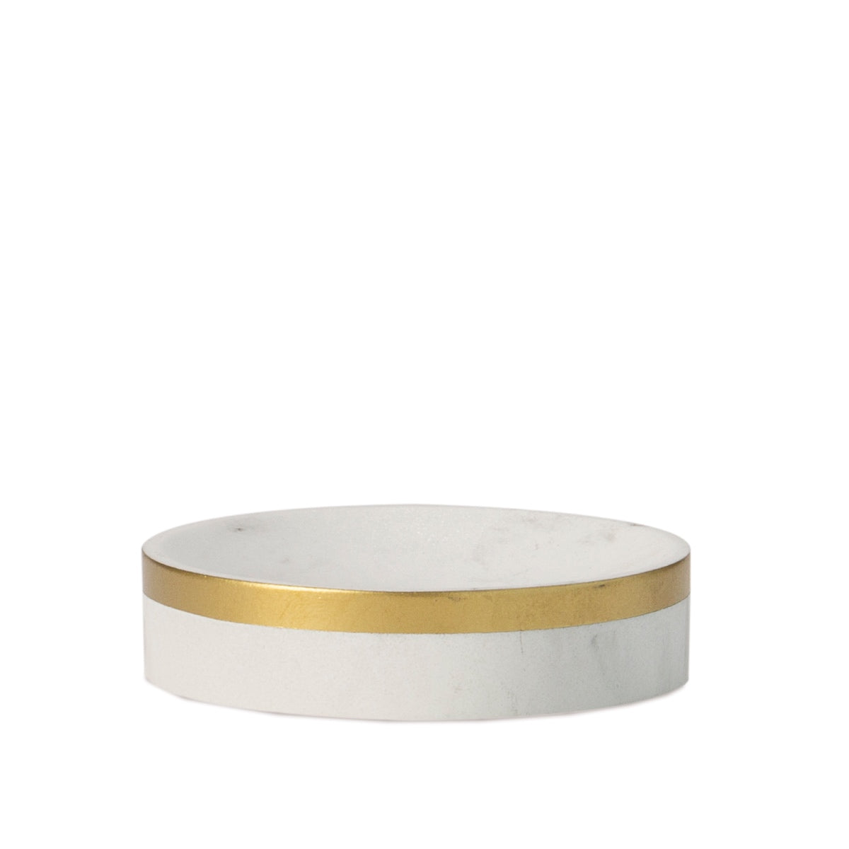 Andrea House Baño porte-savon blanc marbré classique