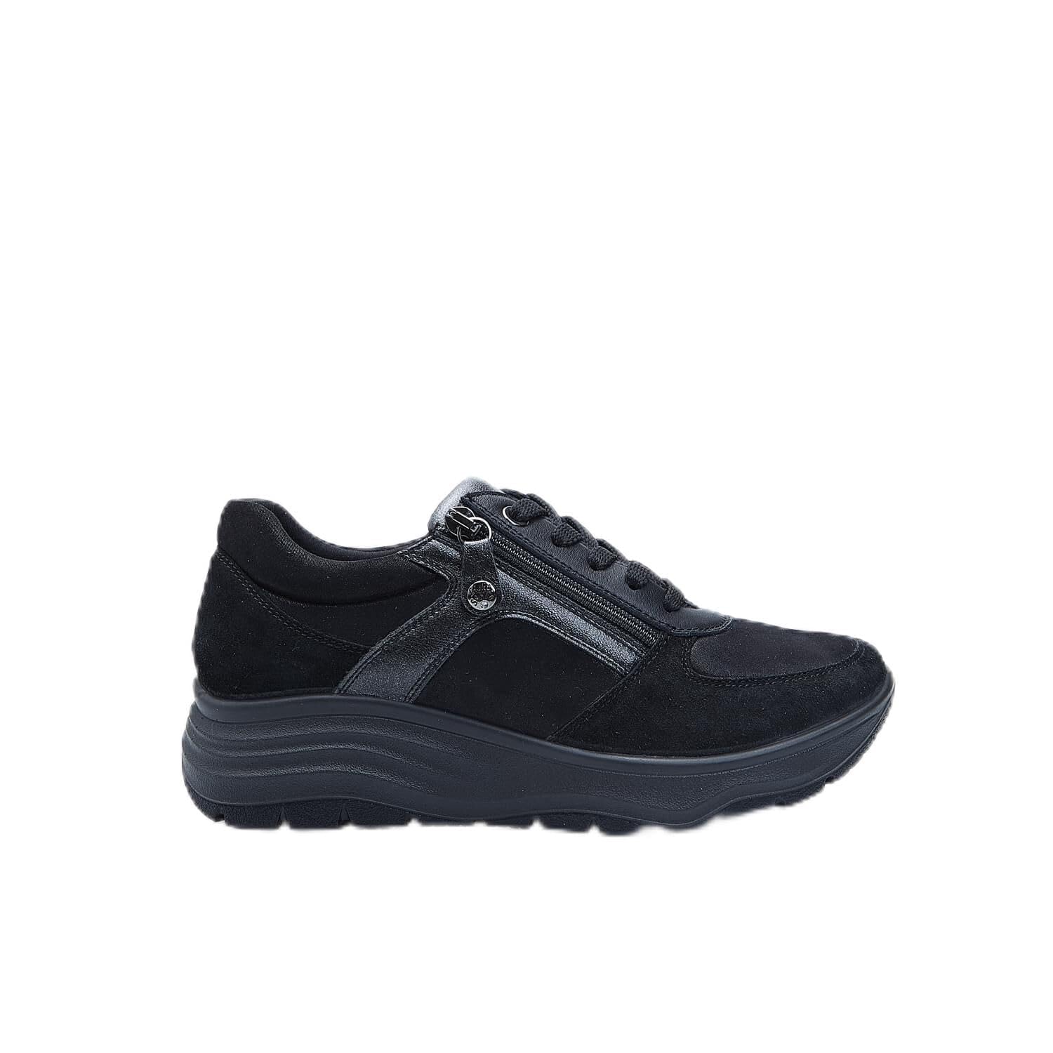 Bata Chaussures à lacets derbies femme daim zip confortable