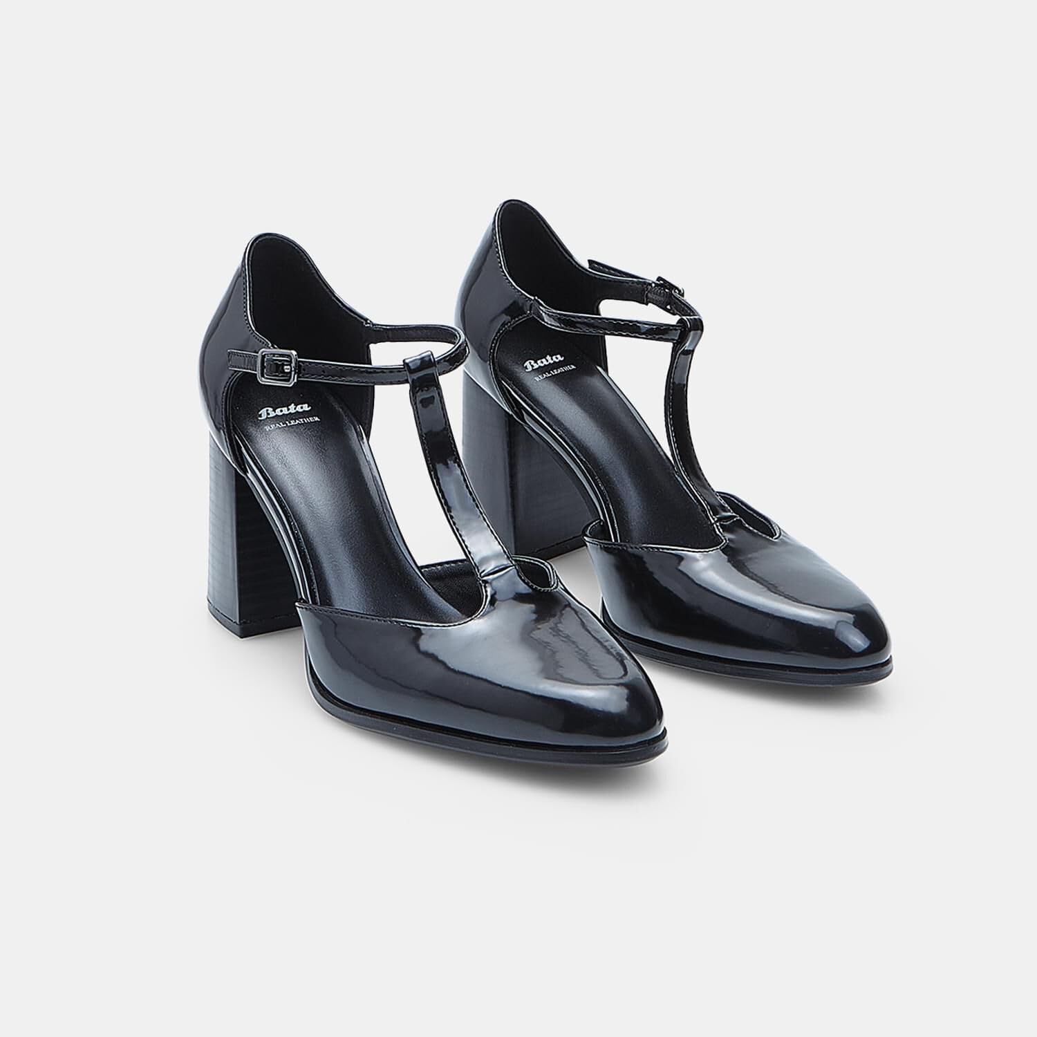 Bata Chaussures à talons escarpin femme T-bar 36 EU pointu