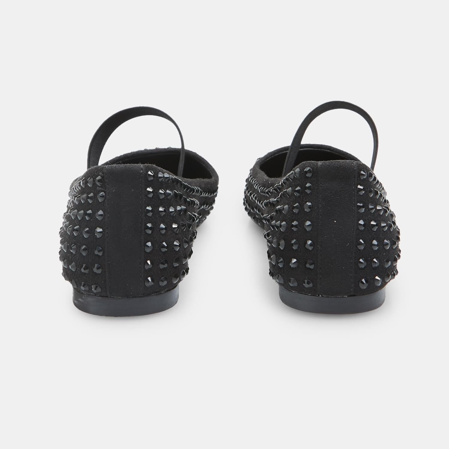 Bata Ballerines Mary Jane strass tissu femme