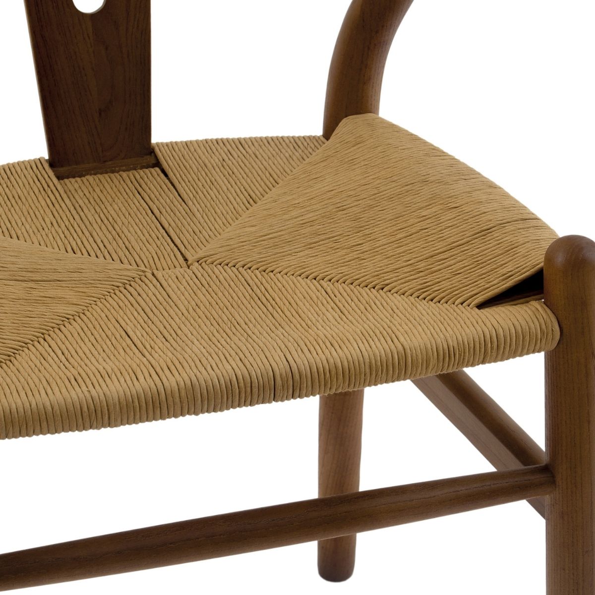 Andrea House Salma chaise salle à manger bois orme foncé