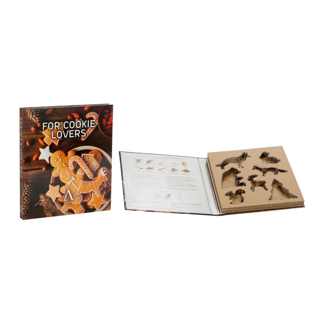 Andrea House Cocina kit emporte-pièces acier enfant argenté