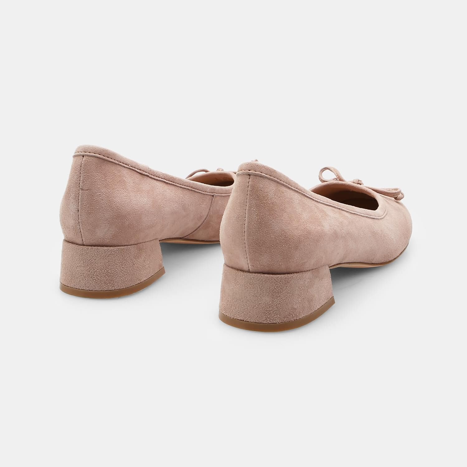 Bata Ballerines en daim ballerines beige 36 EU à talon